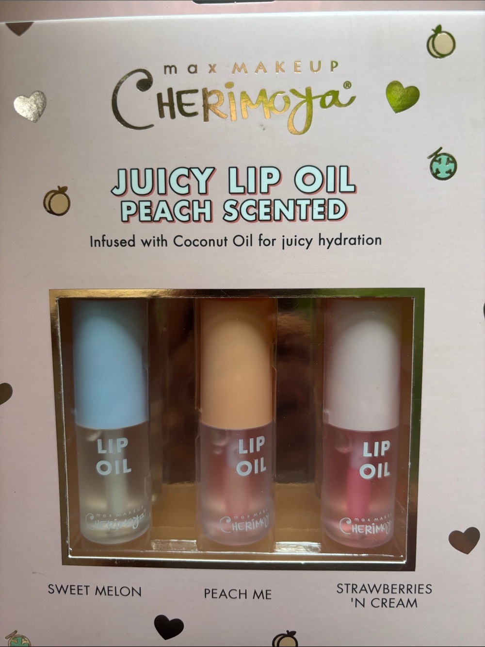 Cherimoya Juicy Lip Oil-a set of 3